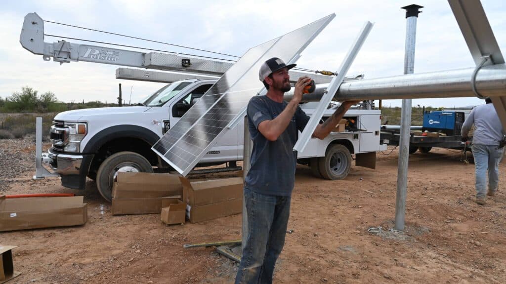 Residential Solar Installation Completed In Wittmann